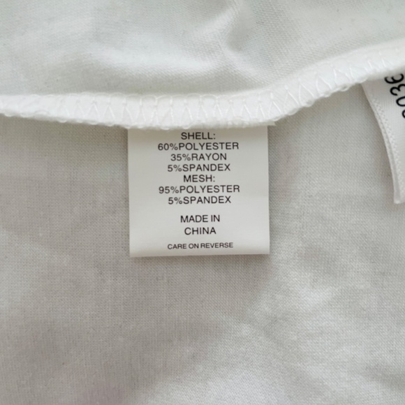 ✨ New York & Company Mesh Rhinestone Mock-Neck Top – Size Large, NWT - Picture 7 of 8